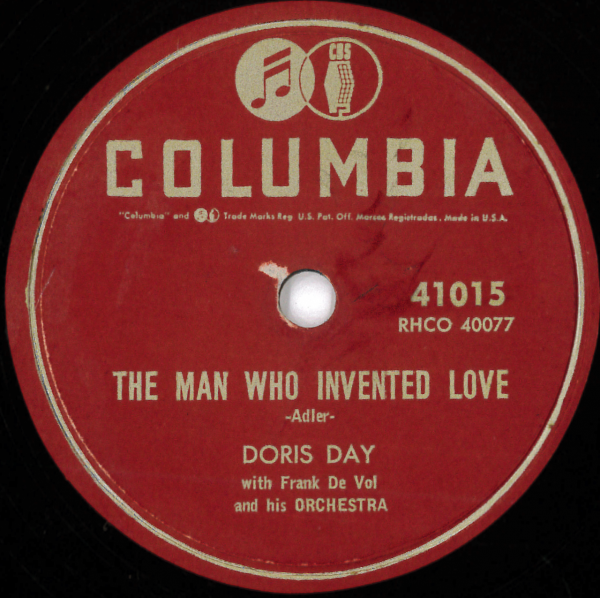 米COLUMBIA 41015 Doris Day: The man who invented love/ Rickety-Rackety Rendezvous